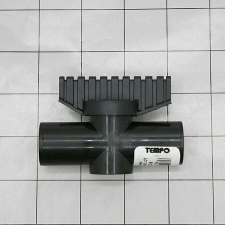 Thrifco Plumbing Compression Flo-Control Valve, Black 6821355